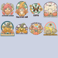 Load image into Gallery viewer, 19 Retro Autumn Fall Designs Bundle PNG
