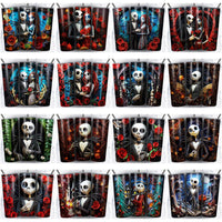 Load image into Gallery viewer, 133 Nightmare Before Christmas Tumbler Wrap Designs Bundle JPG

