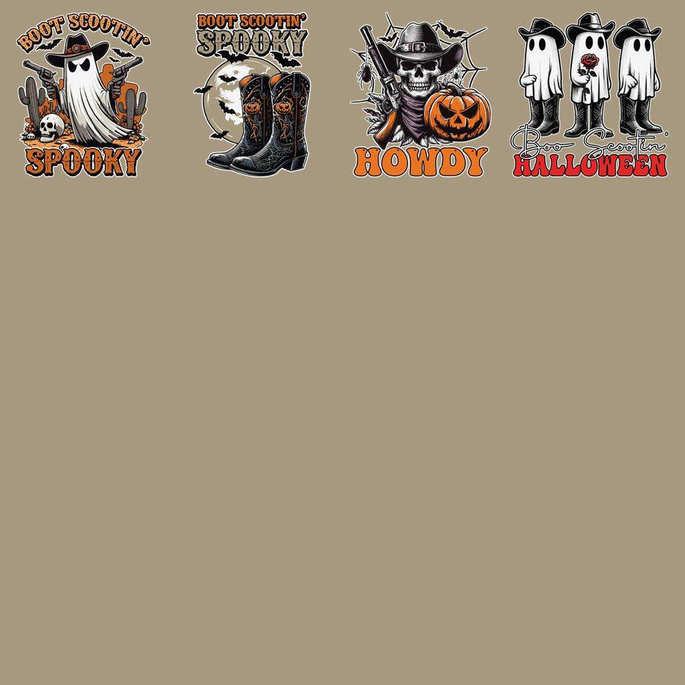 19 Western Halloween Designs Bundle PNG