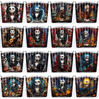 Load image into Gallery viewer, 133 Nightmare Before Christmas Tumbler Wrap Designs Bundle JPG
