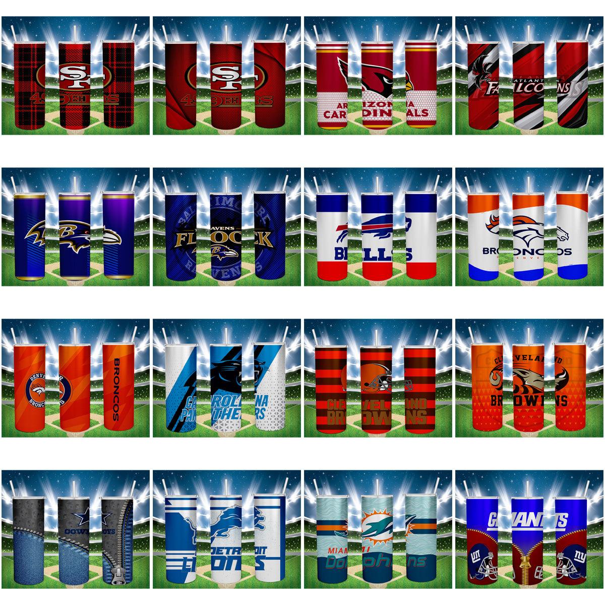 34 Football Football Tumbler Wrap Designs Bundle JPG