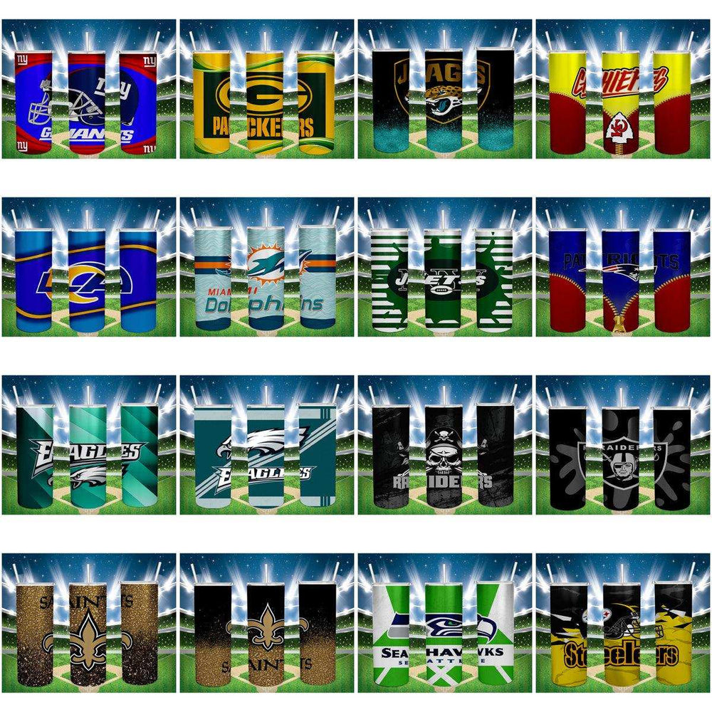 34 Football Football Tumbler Wrap Designs Bundle JPG