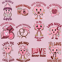 Load image into Gallery viewer, 24 Retro Valentines Designs Bundle PNG
