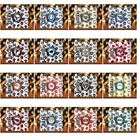 Load image into Gallery viewer, 32 Football Coffee Tumbler Wrap Designs Bundle JPG
