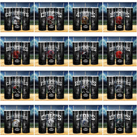 Load image into Gallery viewer, 32 Football Metal Style Tumbler Wrap Designs Bundle JPG
