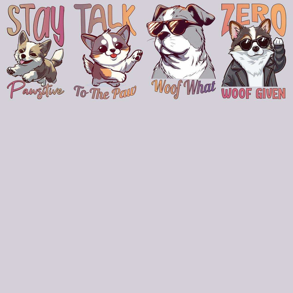 15 Sassy Dog Designs Bundle PNG
