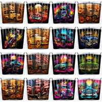 Load image into Gallery viewer, 85 Vintage Various Car Tumbler Wrap Designs Bundle JPG
