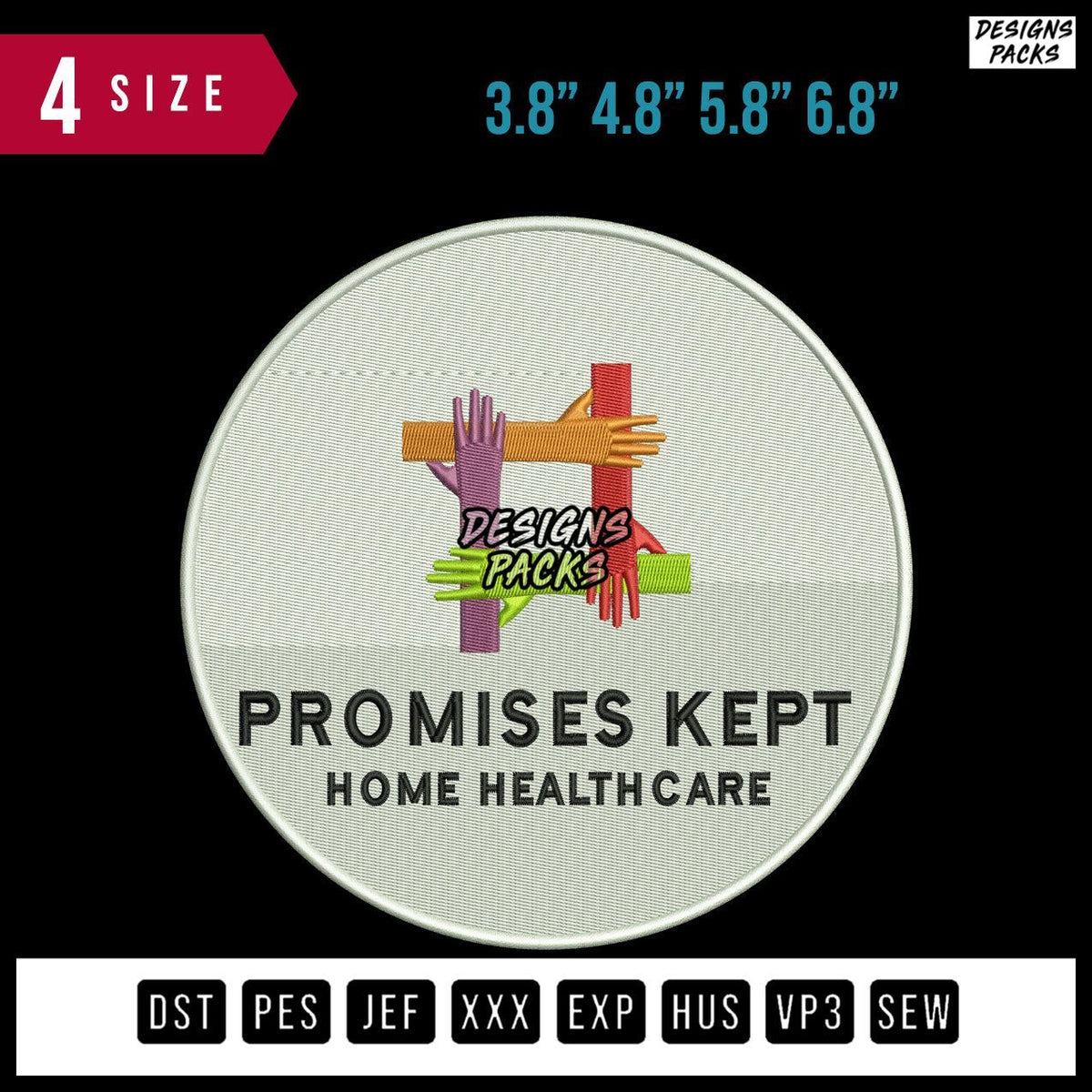 Promises Kept Embroidery Design