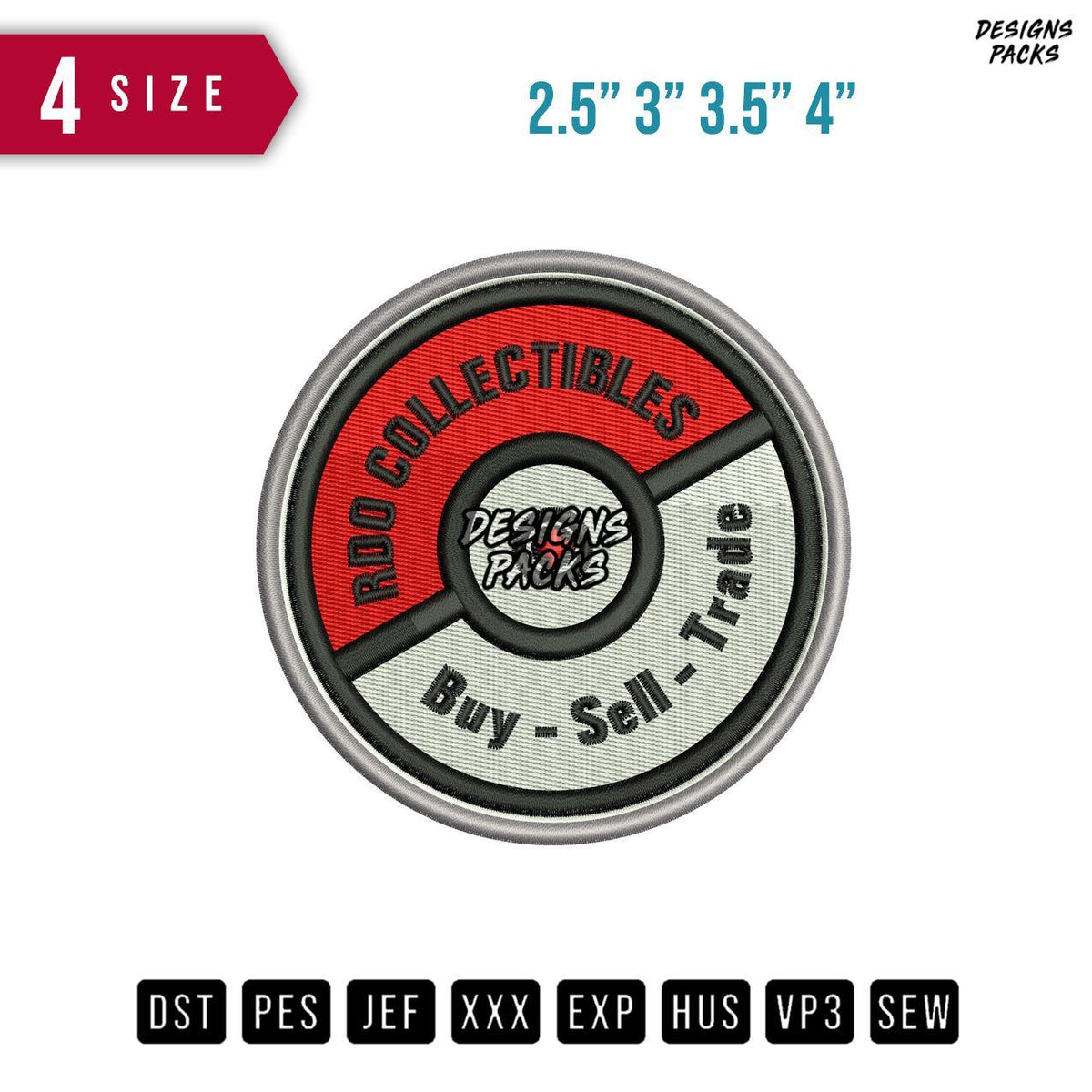 RDO Collectibles Embroidery Design