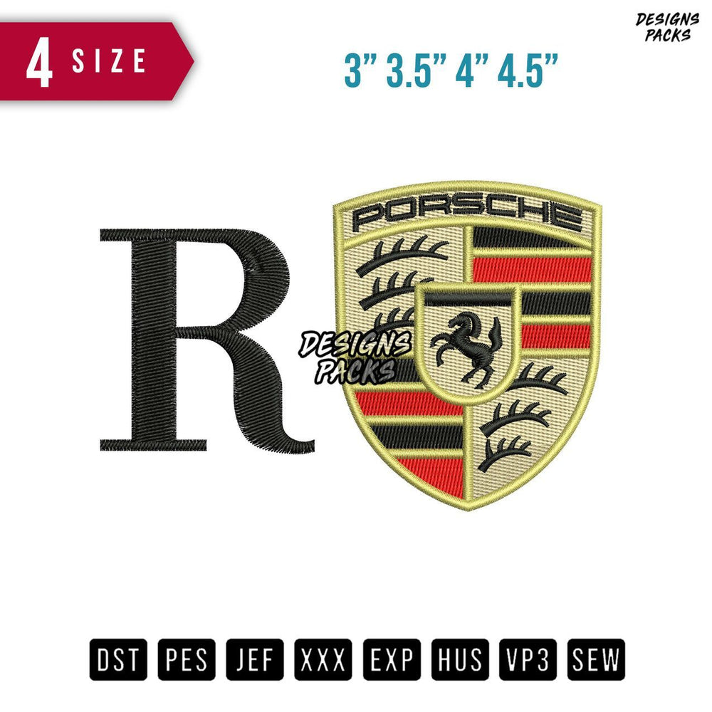 RPorsche Embroidery Design