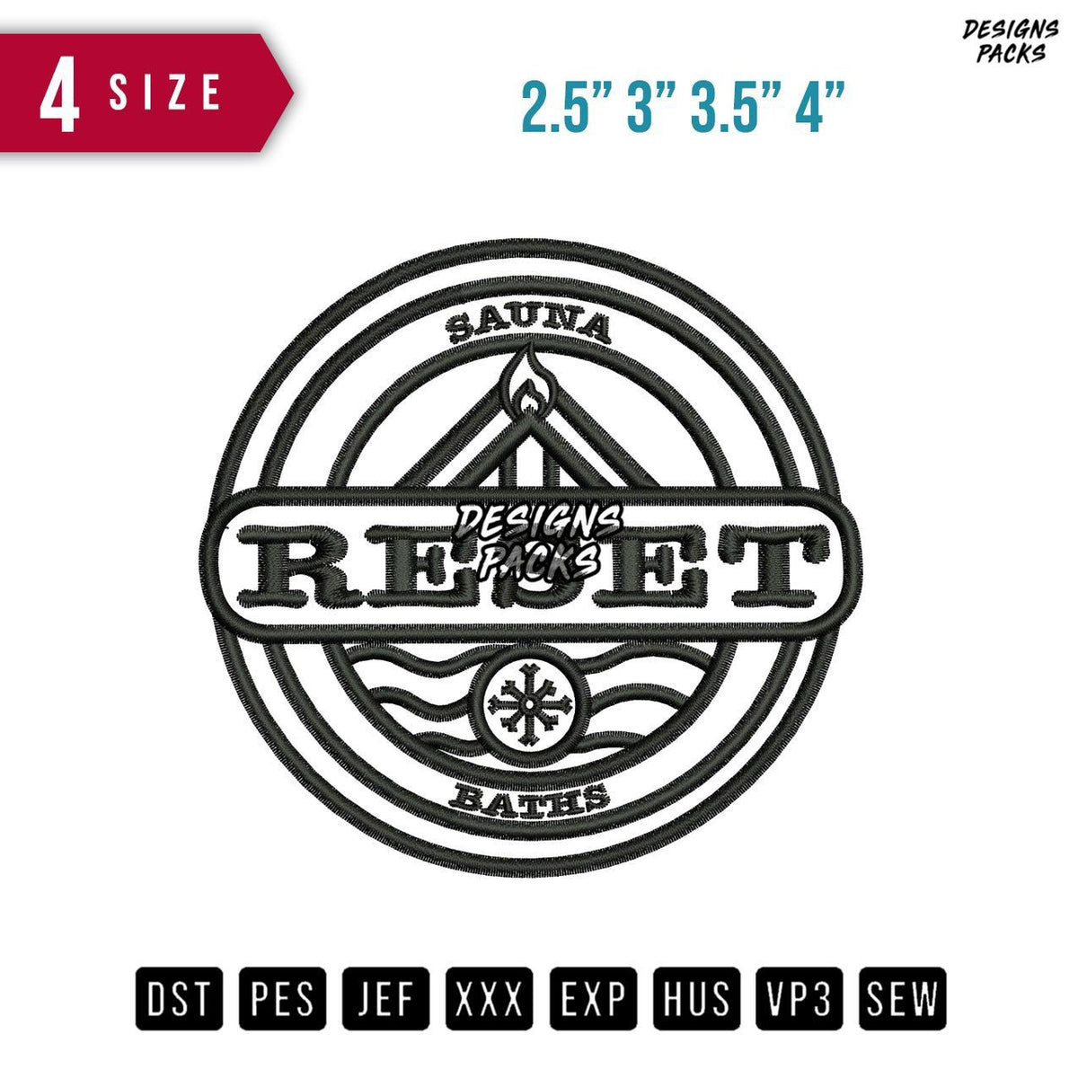 Reset Embroidery Design