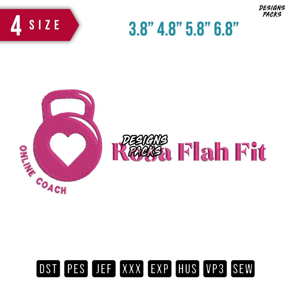 Rossa Flah Fit Embroidery Design