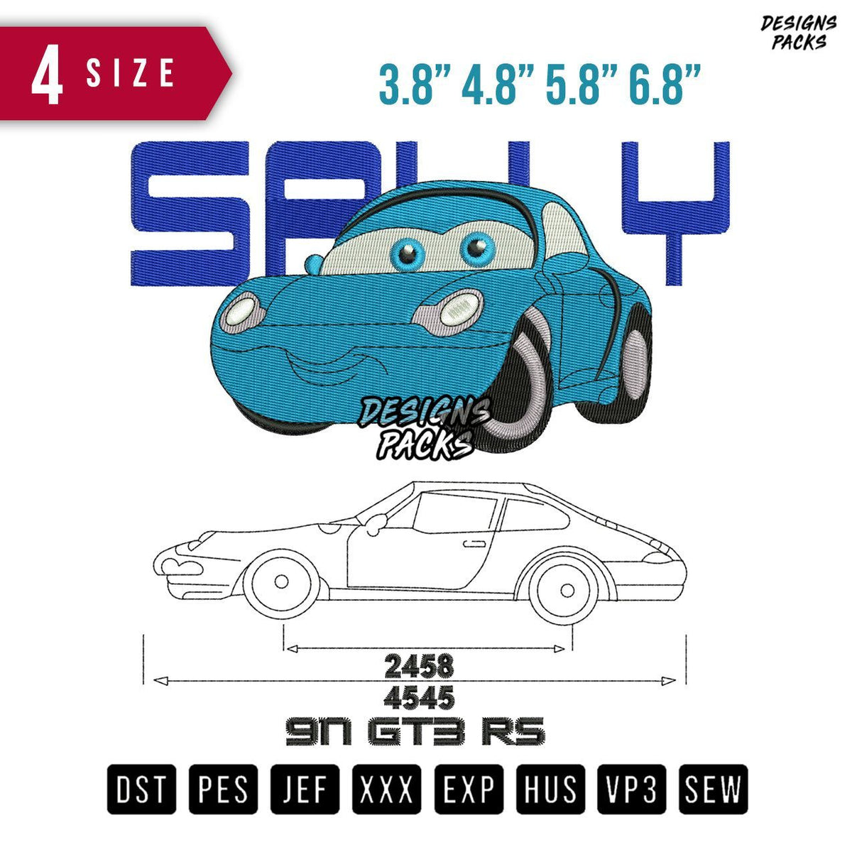 Sally Gt Embroidery Design