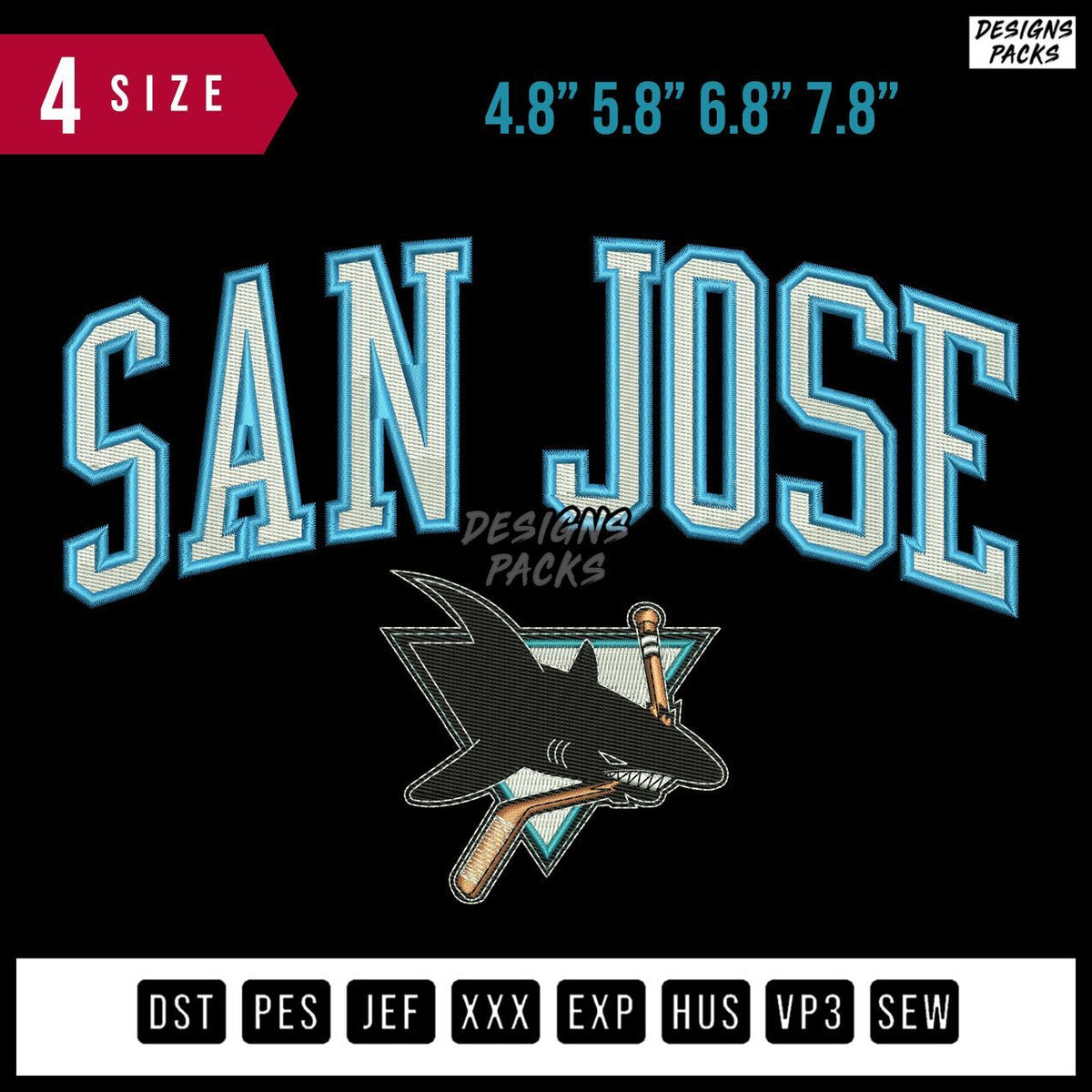 San Jose Embroidery Design