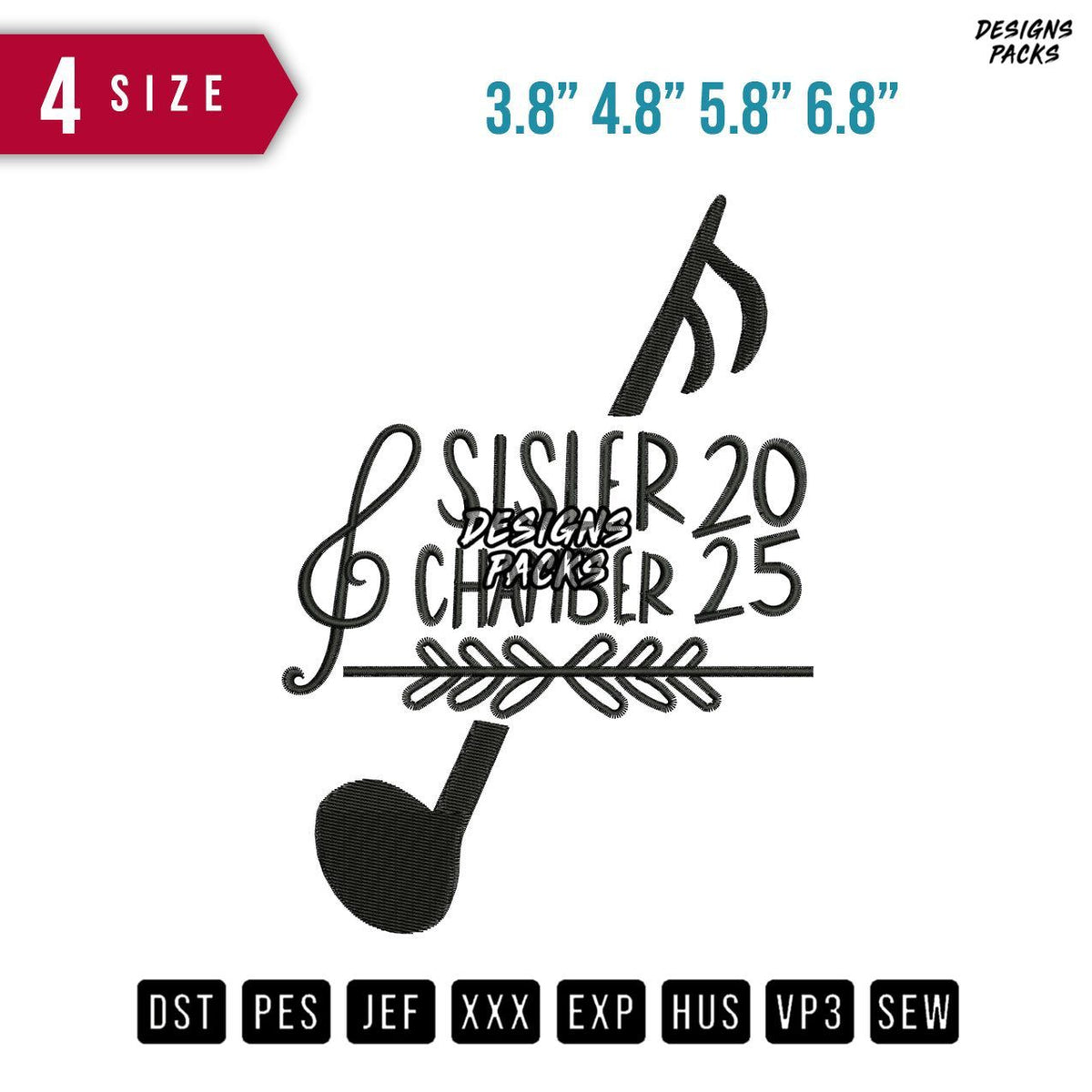 Sisler Chamber Embroidery Design