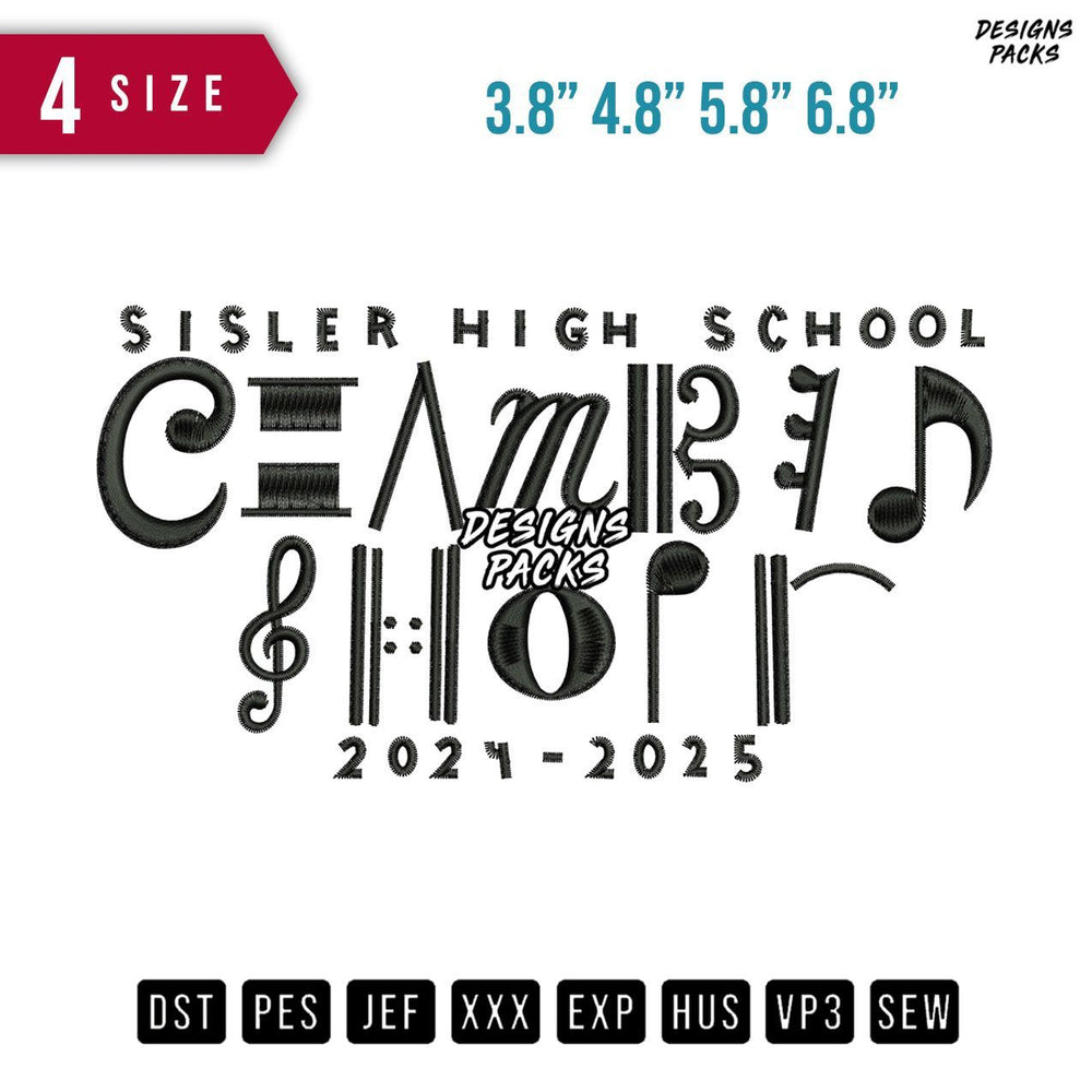 Sisler High School Embroidery Design