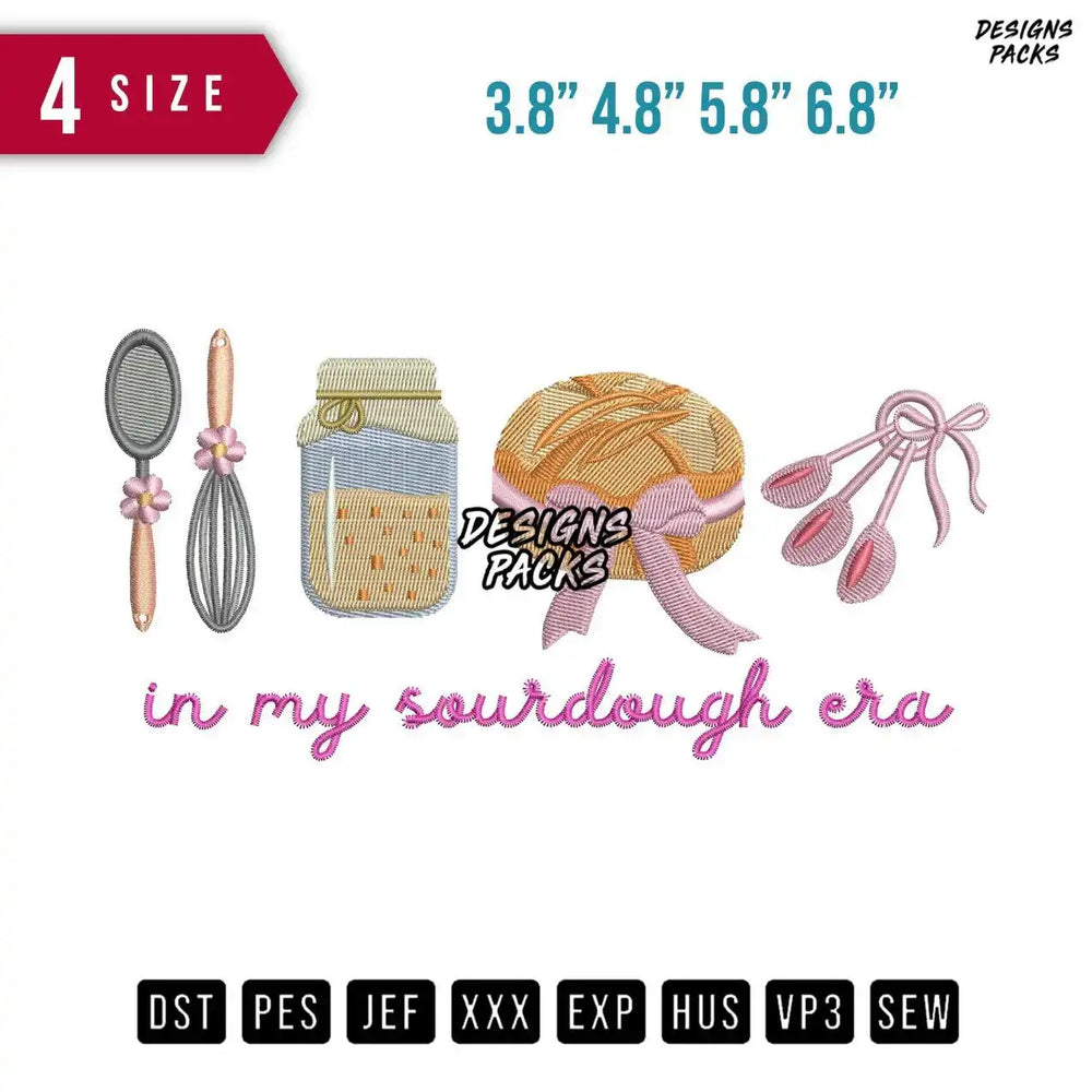 Sourdough Era Embroidery Design