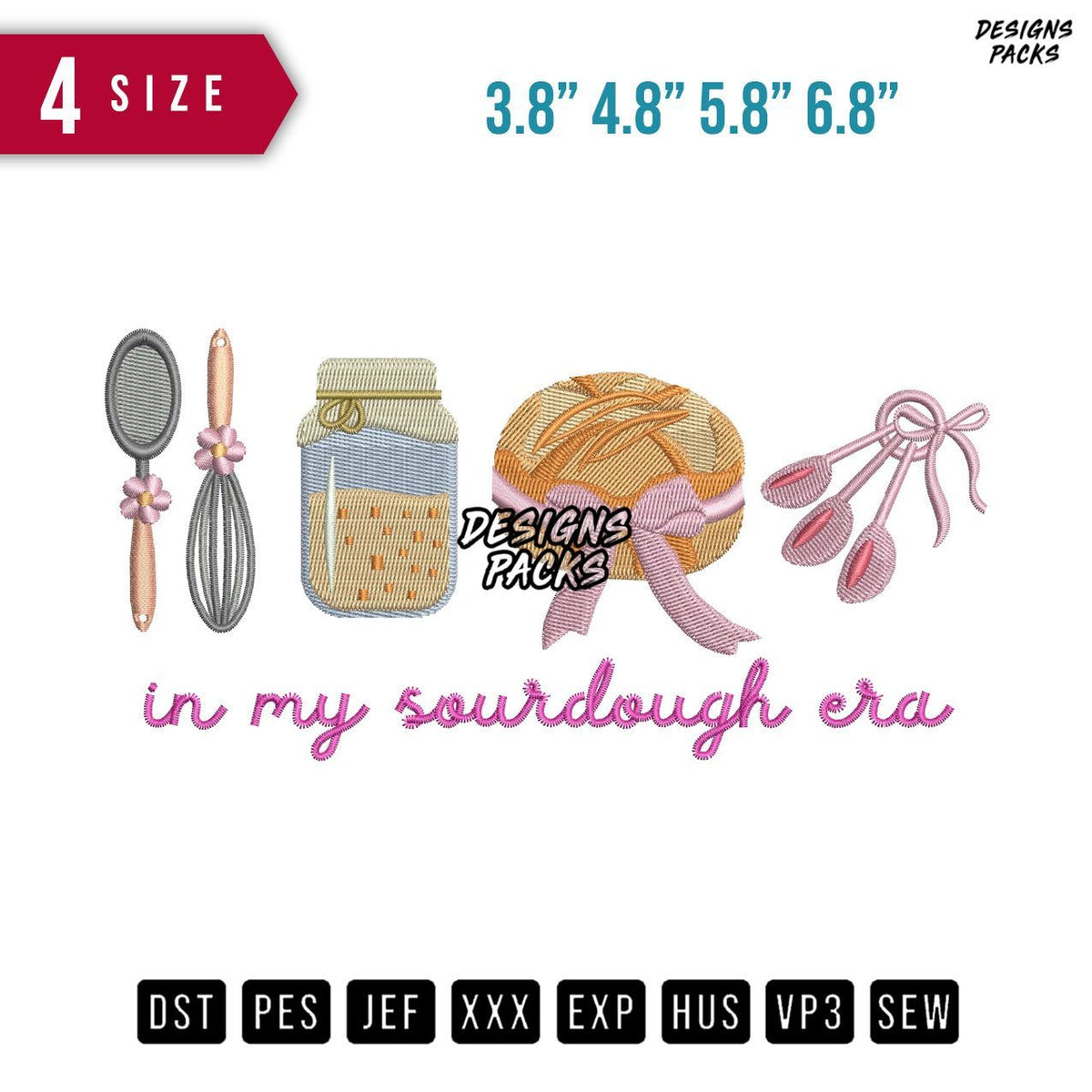 Sourdough Era Embroidery Design