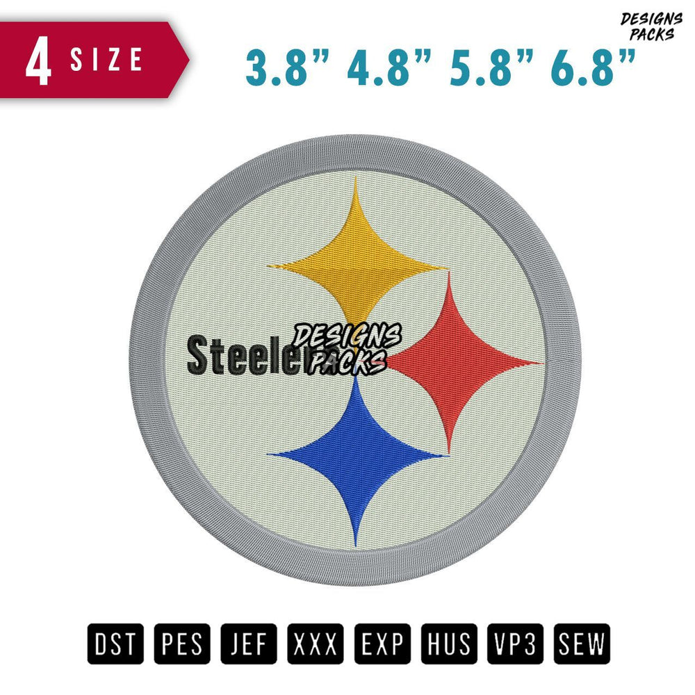 Steelers Embroidery Design