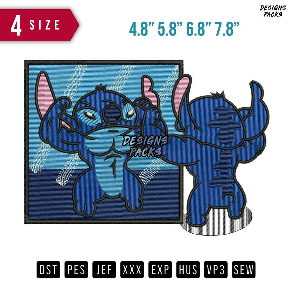 Stitch Gym Embroidery Design