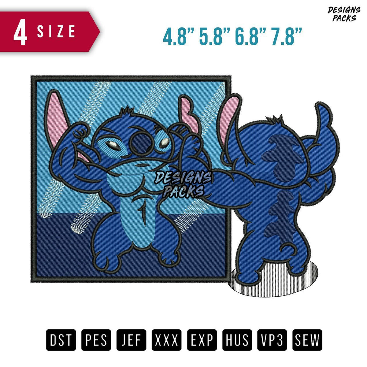 Stitch Gym Embroidery Design