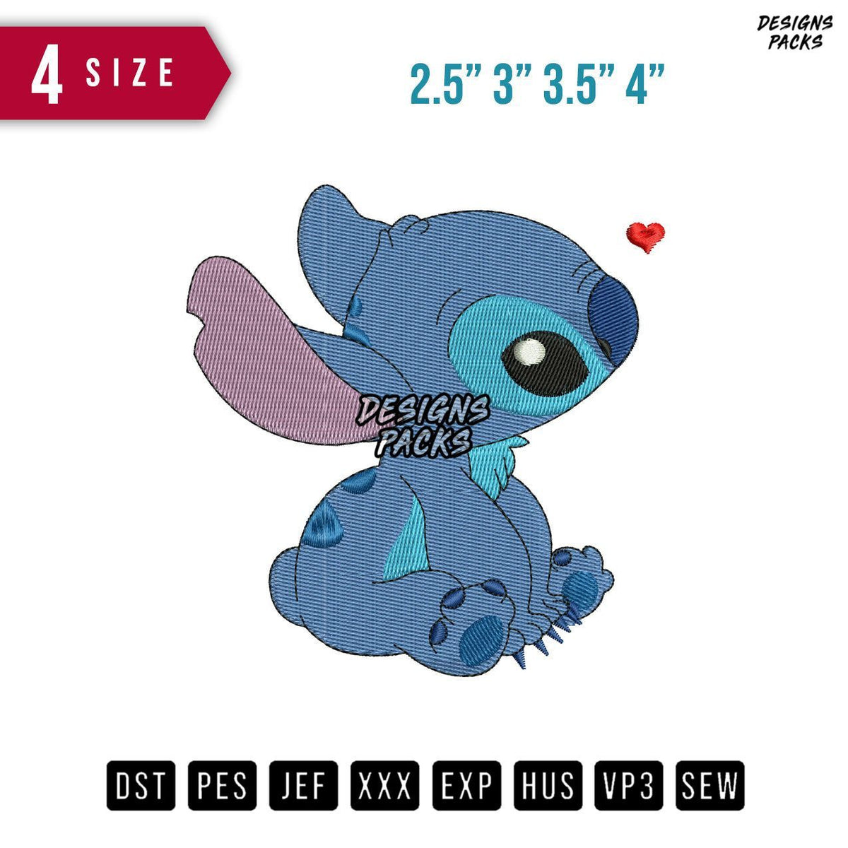 Stitch Love Embroidery Design
