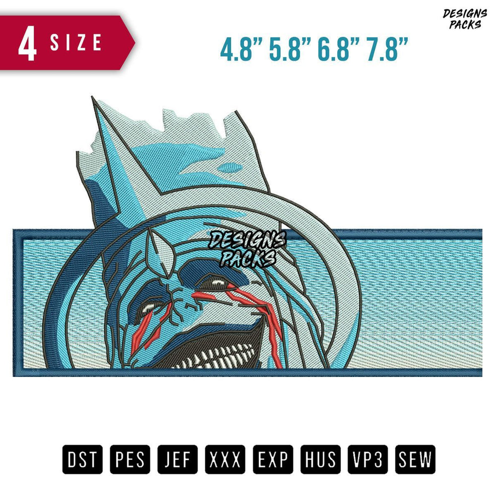 Sung Jin Woo Arise Anime Embroidery Design