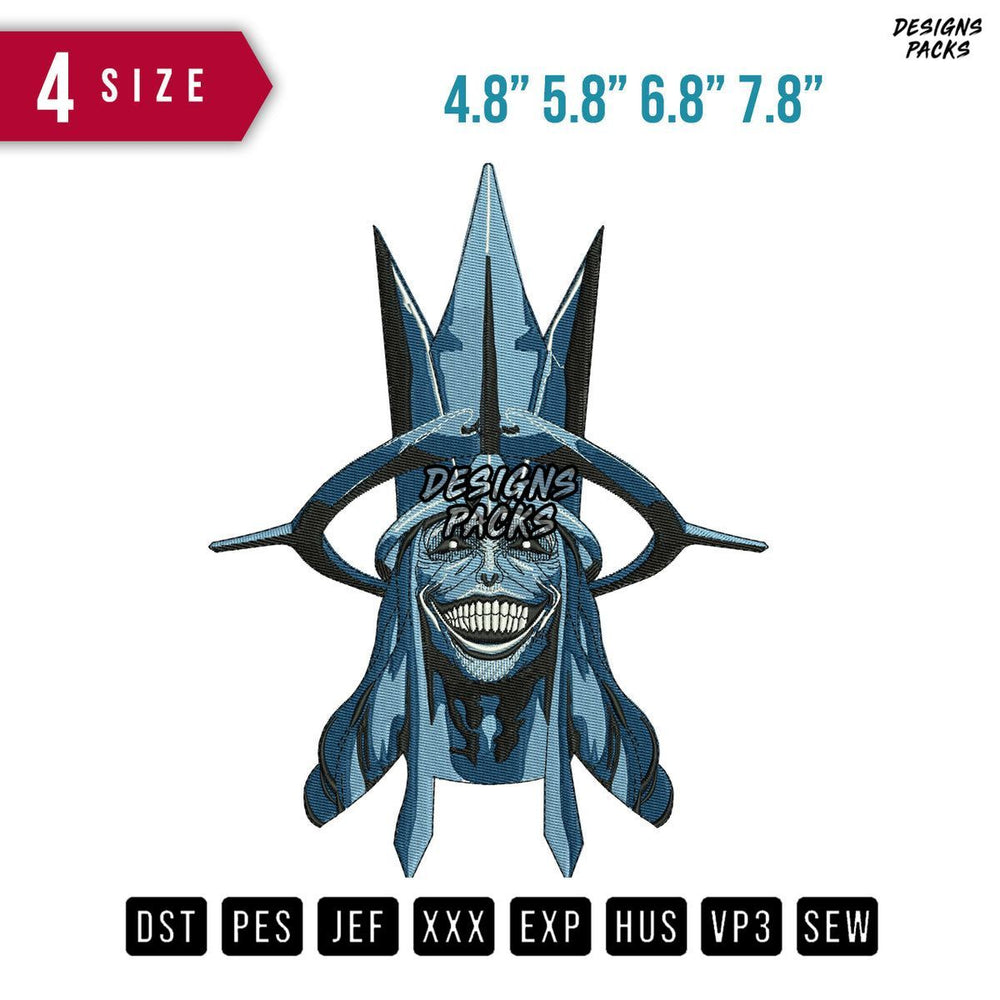 Sung Jin Woo Embroidery Design