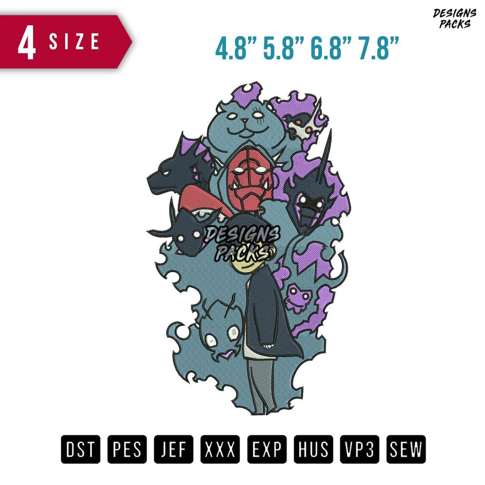 Sung Jin woo Embroidery Design