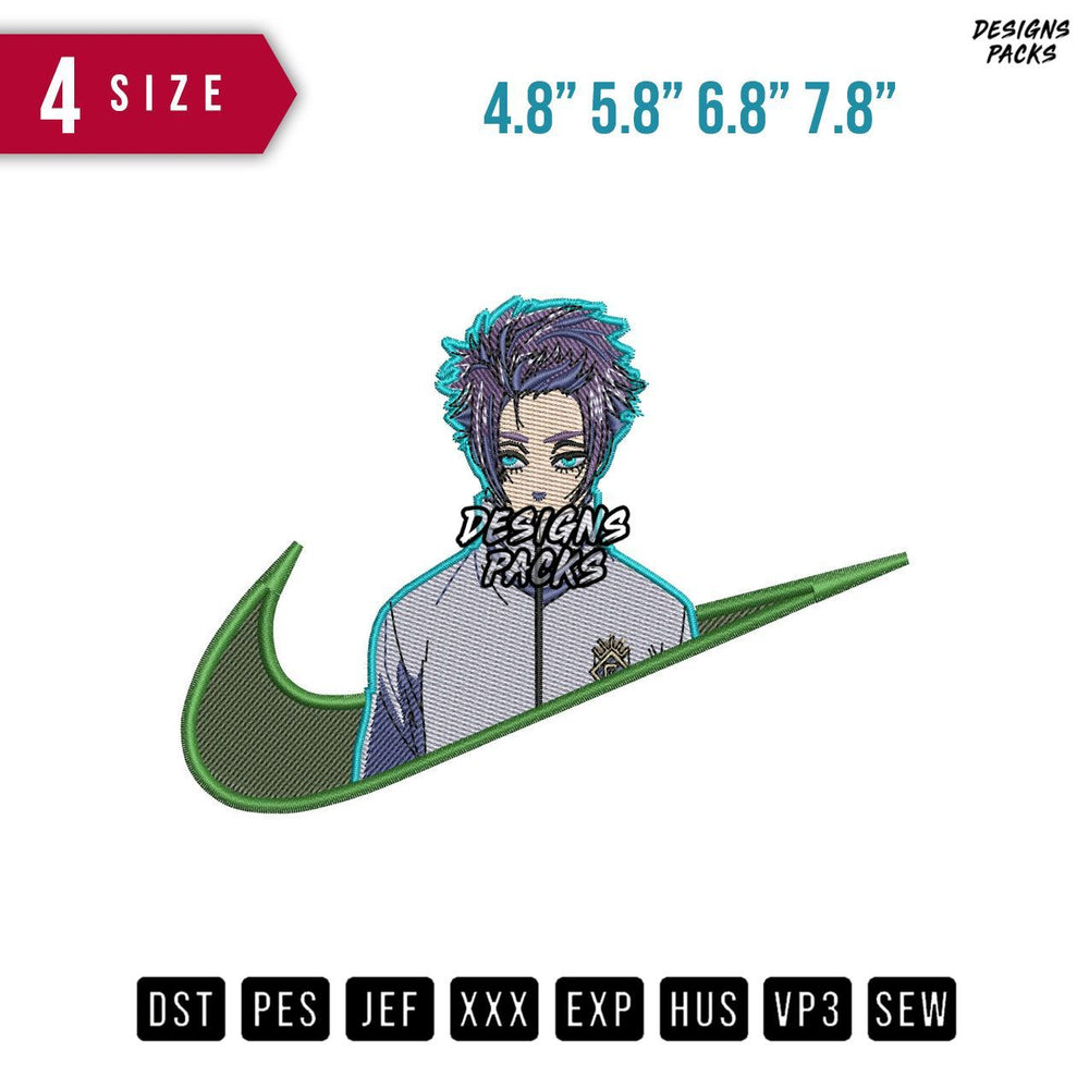 Swoosh Saeltoshi Embroidery Design