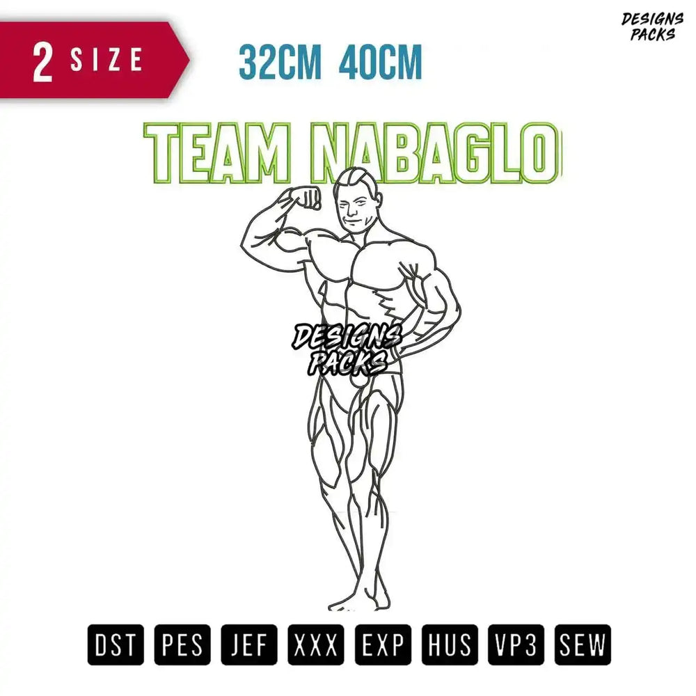 Team Nabaglo Embroidery Design