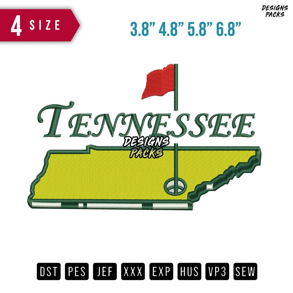 Tennessee Embroidery Design