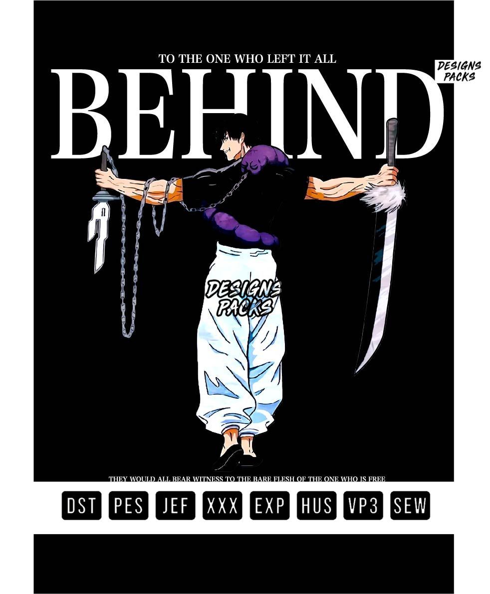 Toji Fushiro Prrintable Embroidery Design