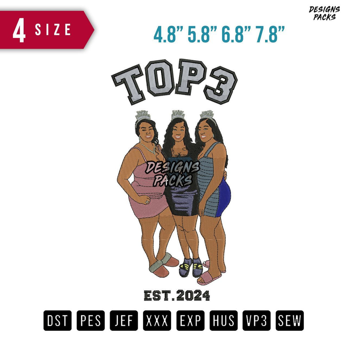 Top3 Embroidery Design