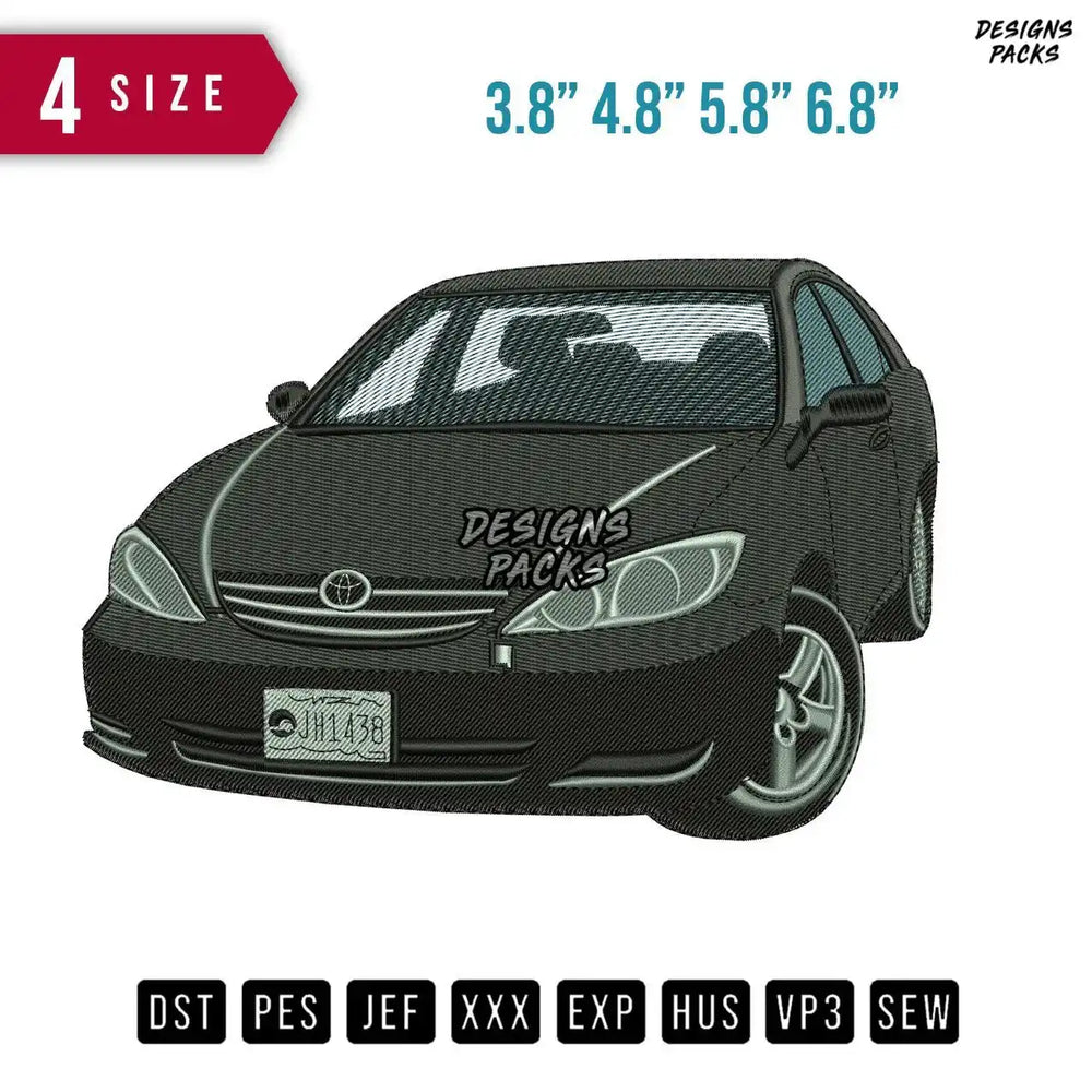 Toyota JH Embroidery Design