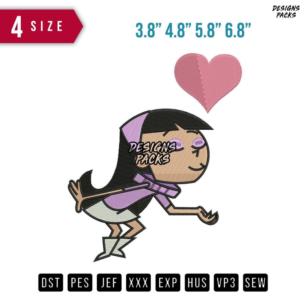Trixie Tang Embroidery Design