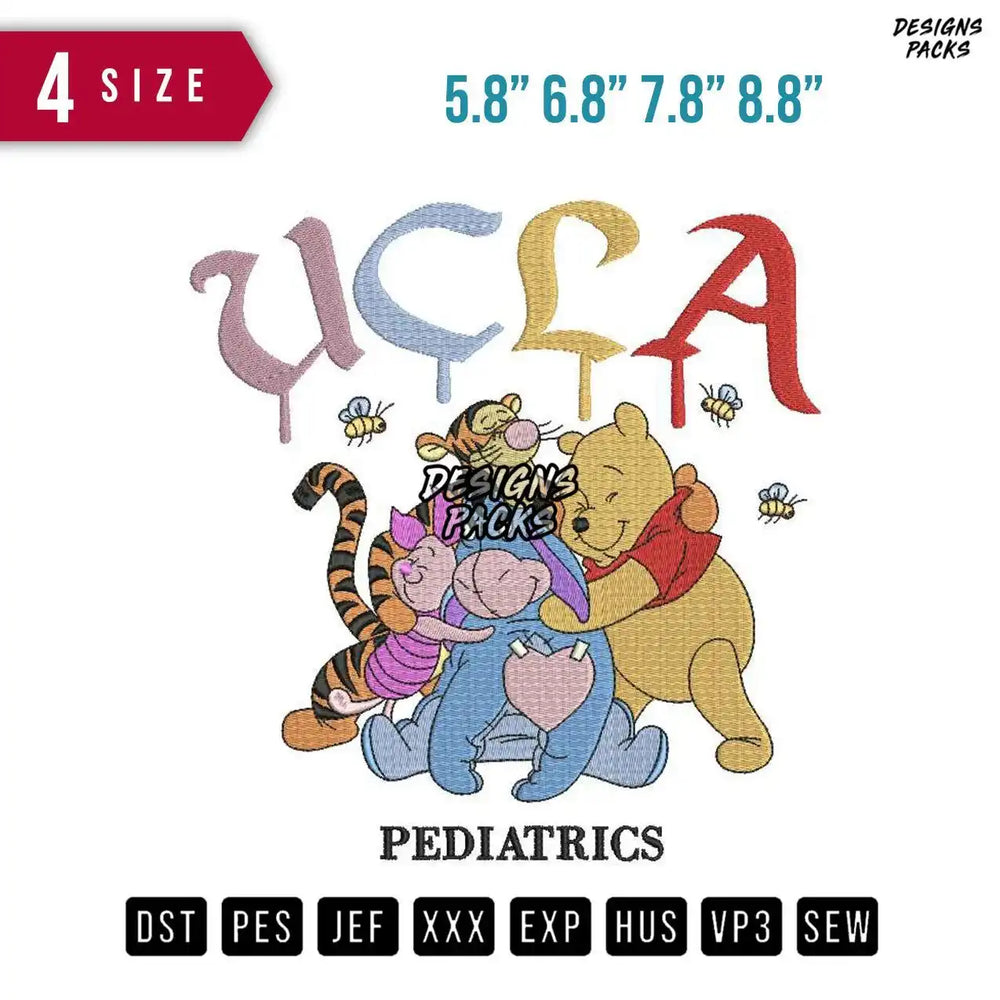Ucla Disneyland Embroidery Design