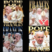 Load image into Gallery viewer, 10 Pope Francis RIP 1936 - 2025 + ORIGINAL Bootleg Designs Bundle PNG
