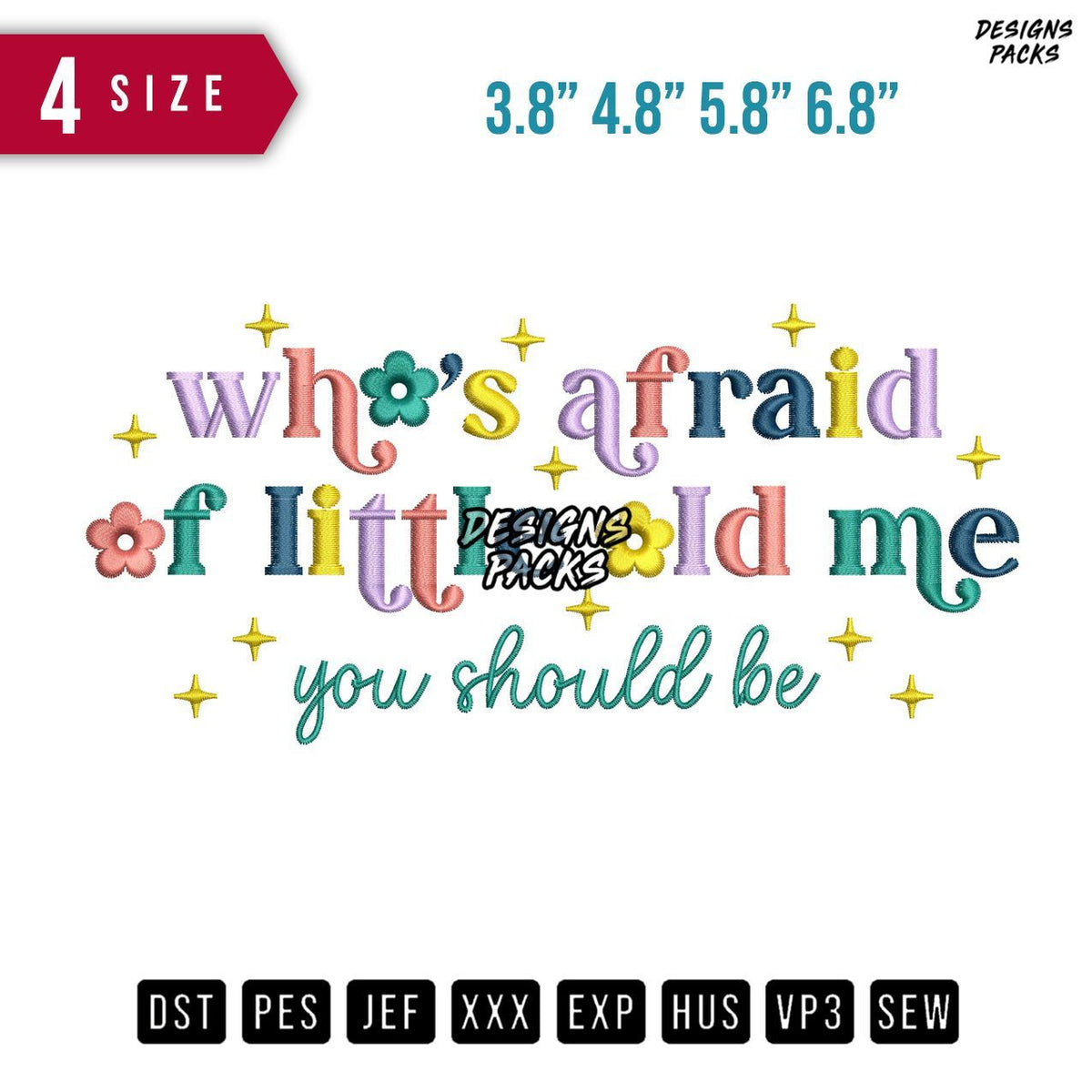 Whos Embroidery Design