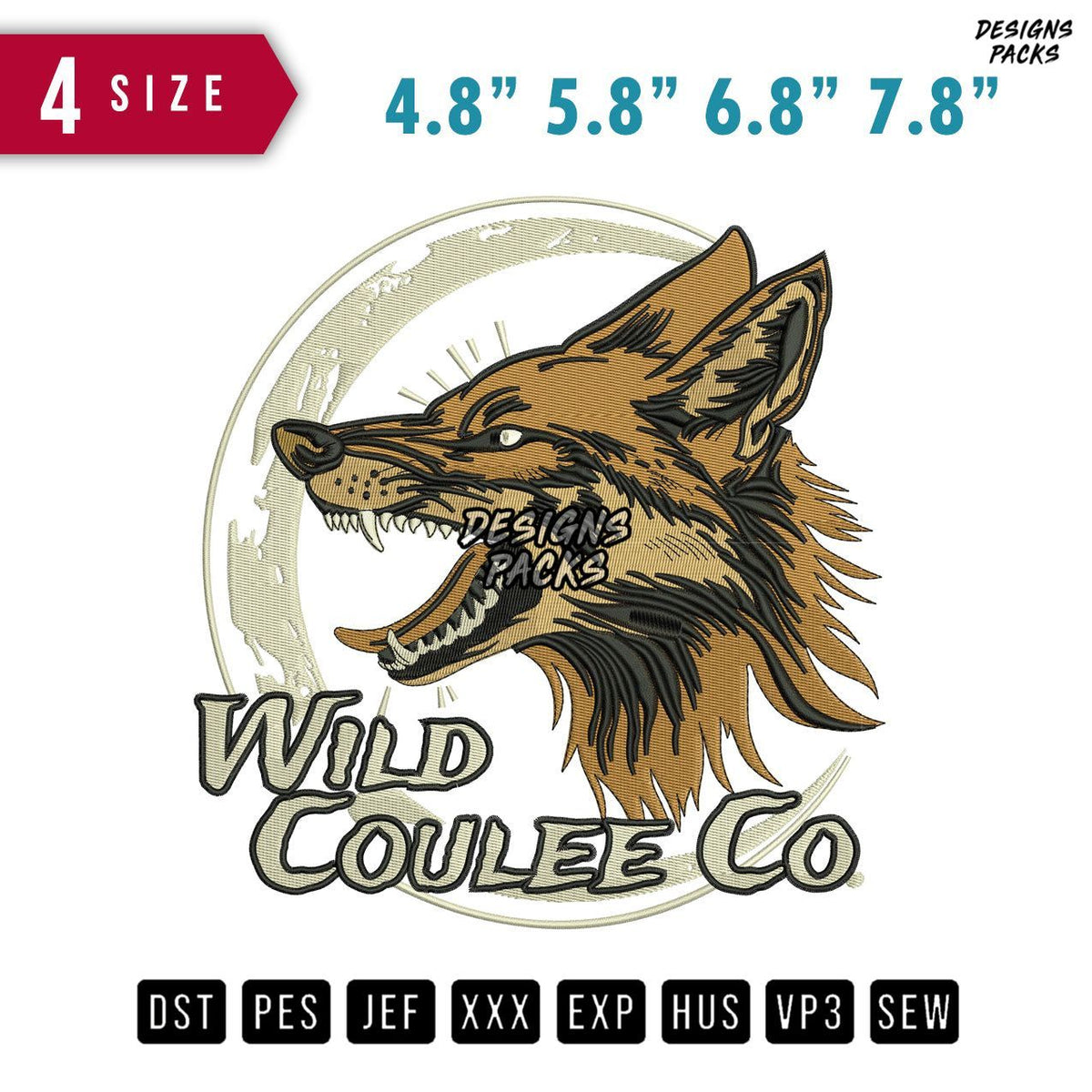 Wild Coulee Co Embroidery Design