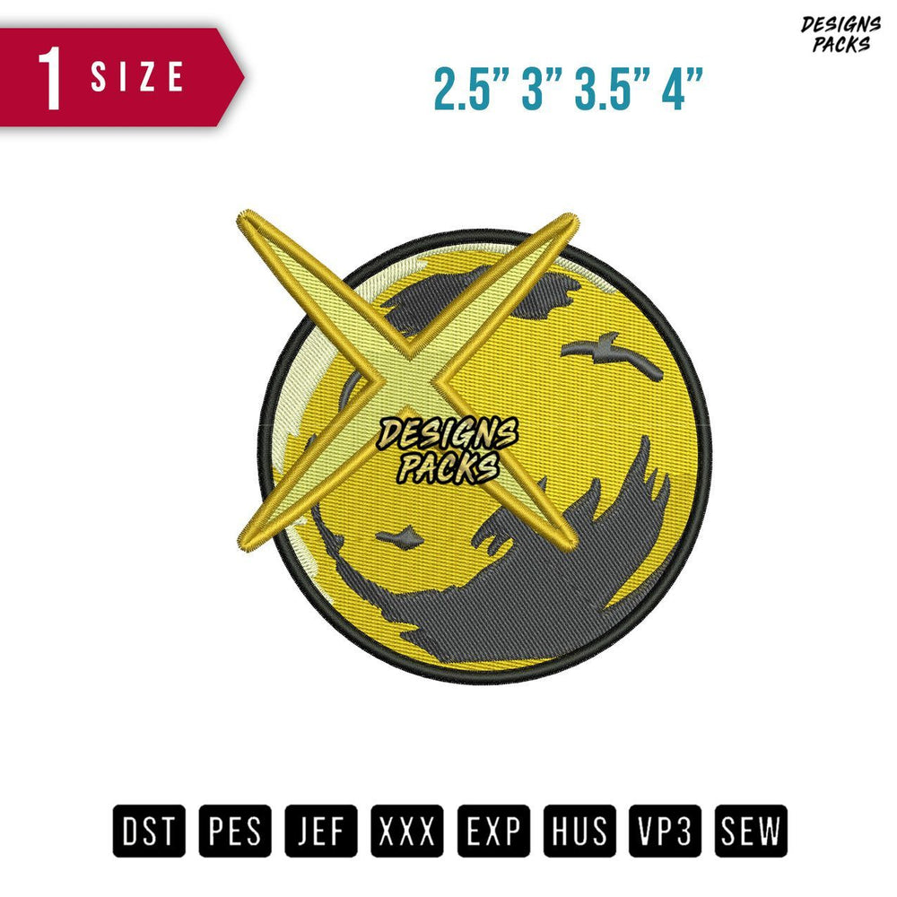 Xearth Embroidery Design