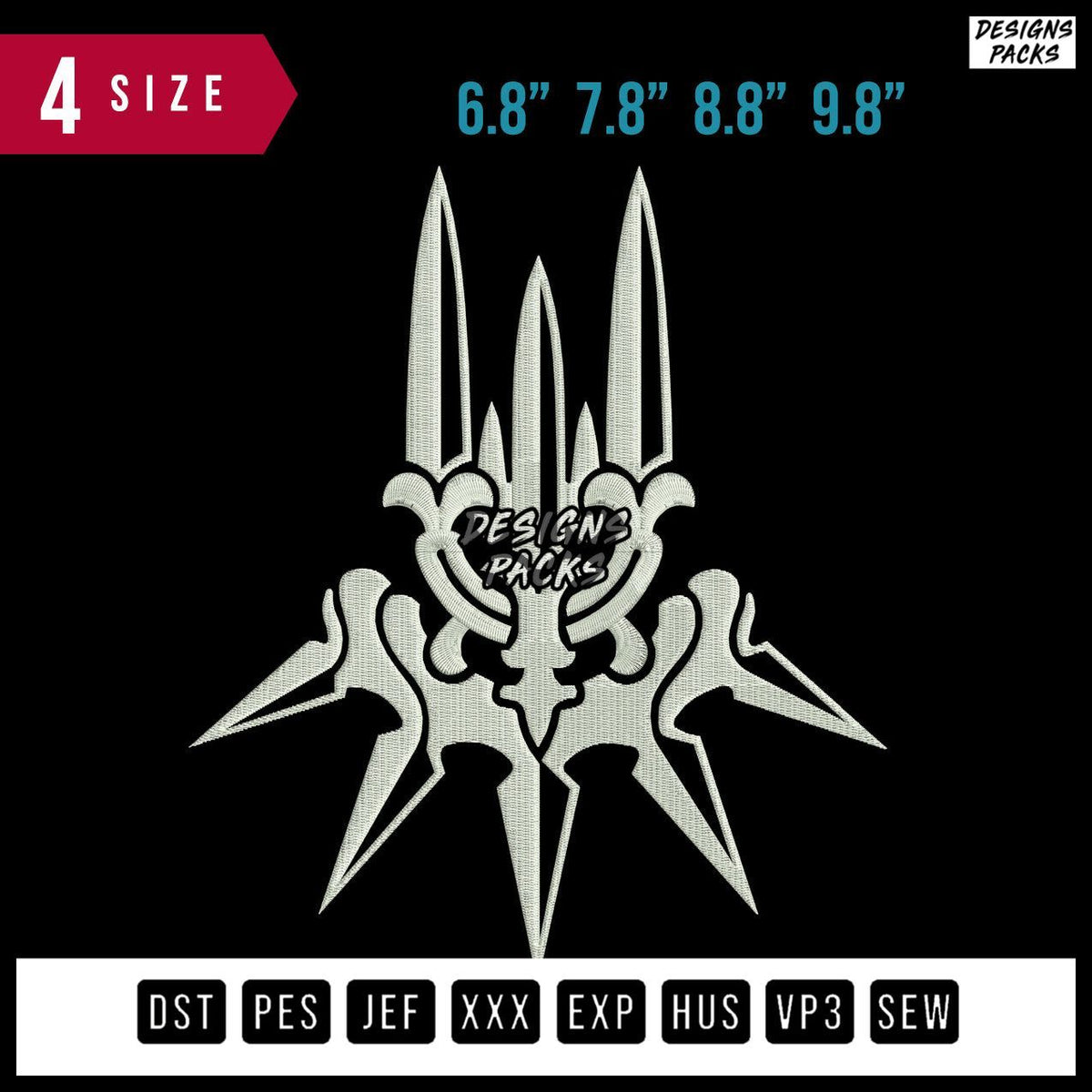 Yorha Logo Big Embroidery Design