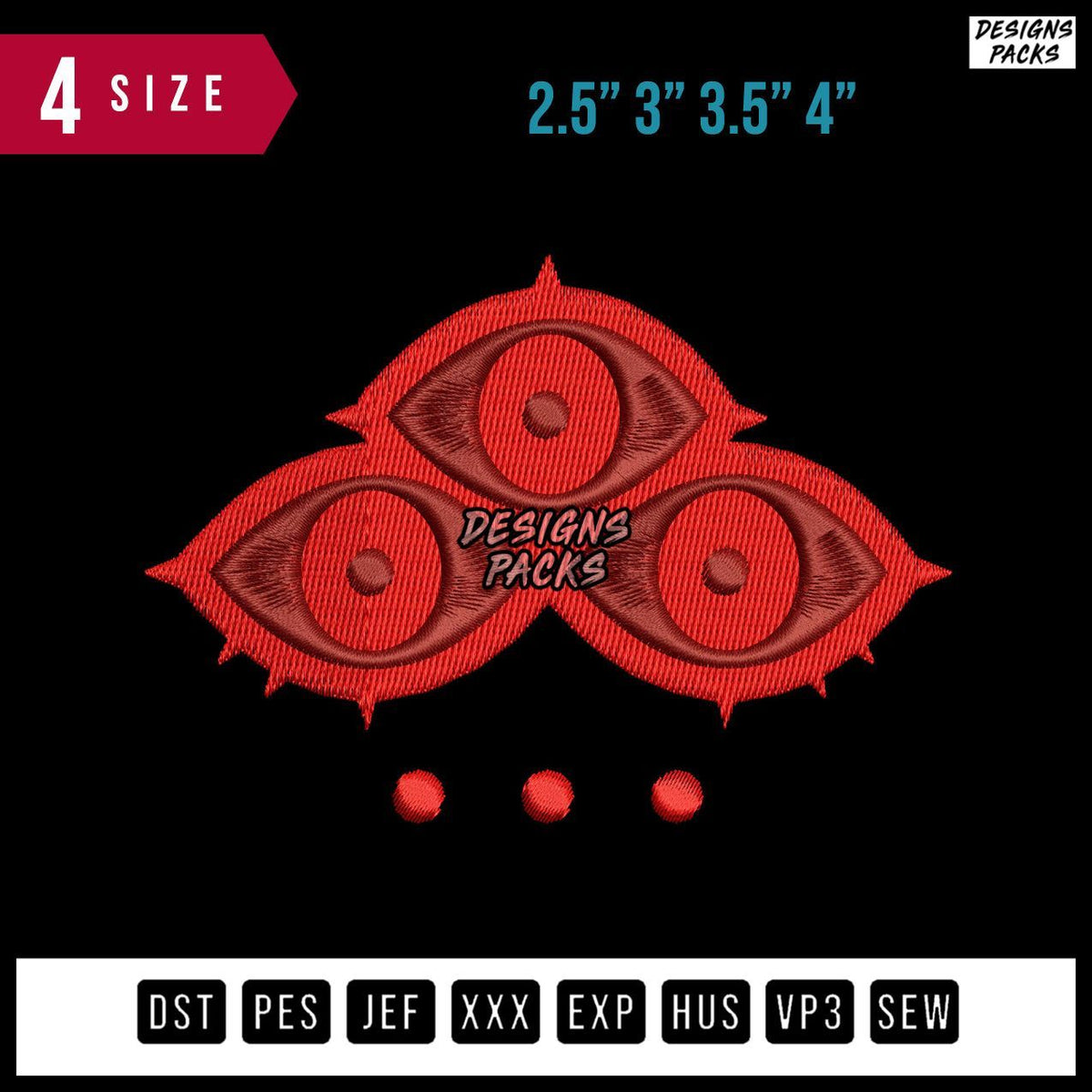 Zahard Symbol Embroidery Design