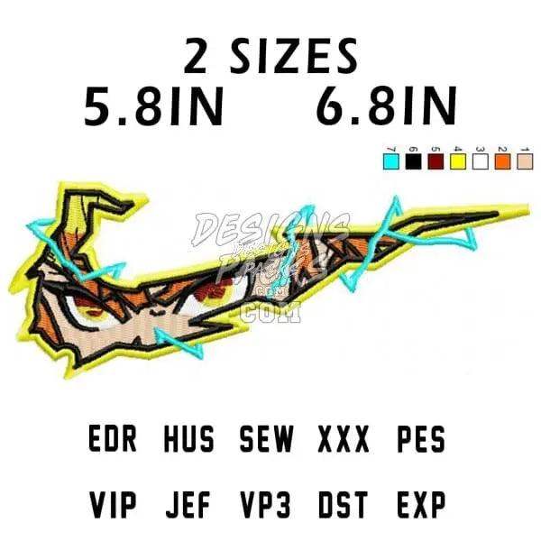 Tiger face embroidery design in 2 sizes, 5.8in & 6.8in, with PES, DST, EXP formats for instant download