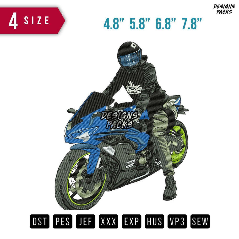 Zx Rider Embroidery Design