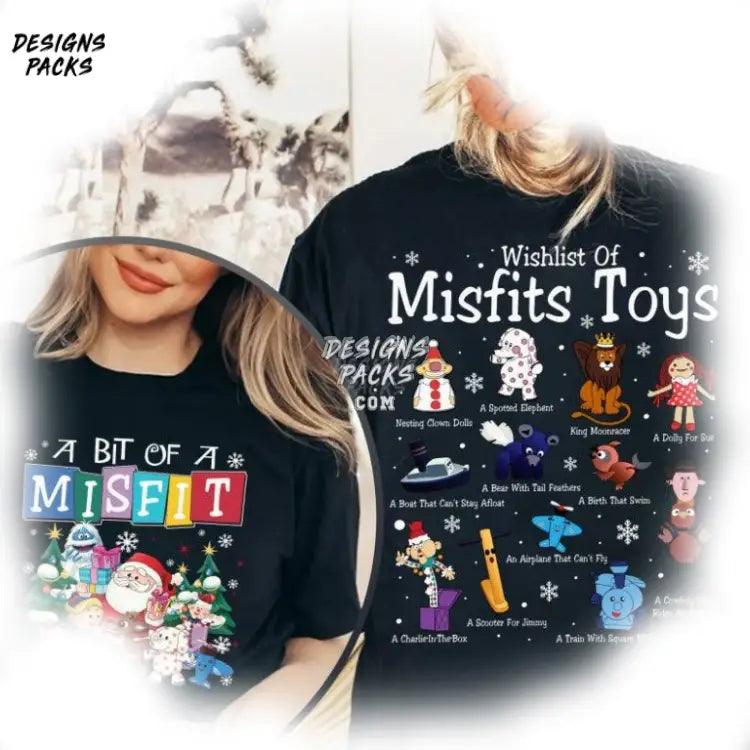 A Bit Of Misfit Christmas Movie Toys Png Design