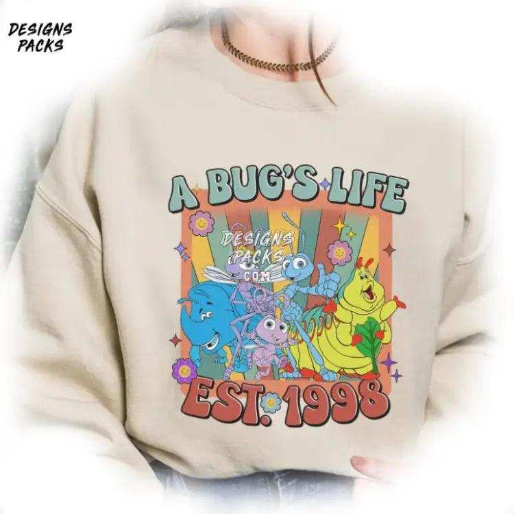 A Bug’s Life Cartoon Land Retro Est 1998 Png Design