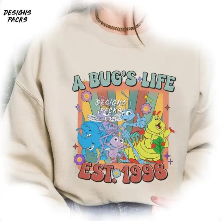 A Bug’s Life Cartoon Land Retro Est 1998 Png Design