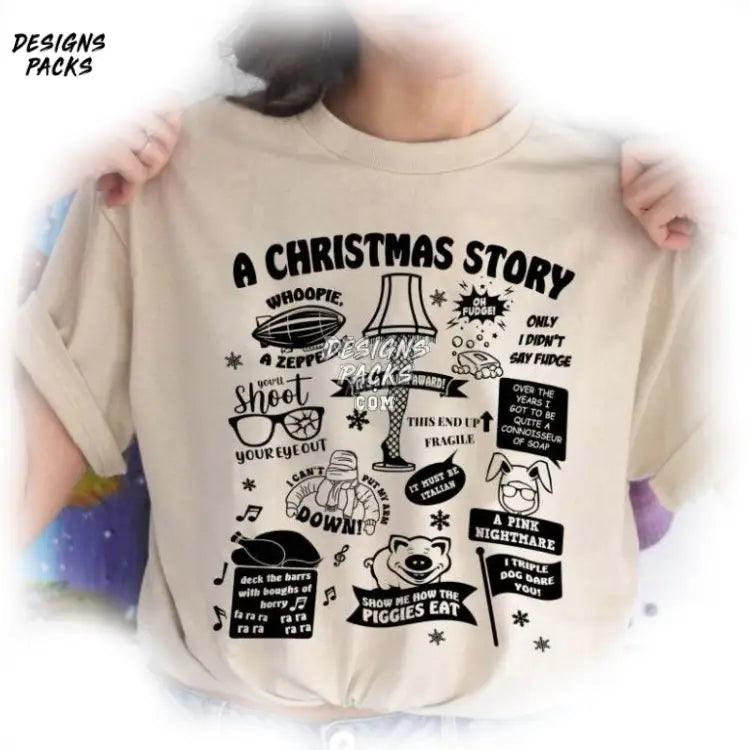 A Christmas Story Movie Leg Lamp Png Design