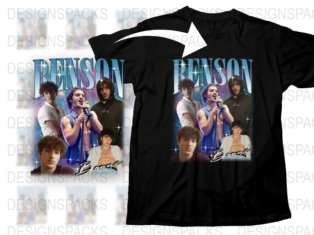 Vintage Benson Band Graphic Tee, Retro Music Group T-Shirt, Classic Rock Concert Shirt